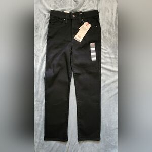 Levi's Women's High-Rise Straight, Cropped, Denim Jeans